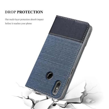 Cubot J3 PRO lommebokdeksel etui (blå)