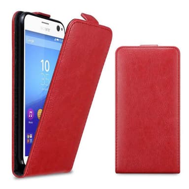 Sony Xperia C4 deksel flip cover (rød)