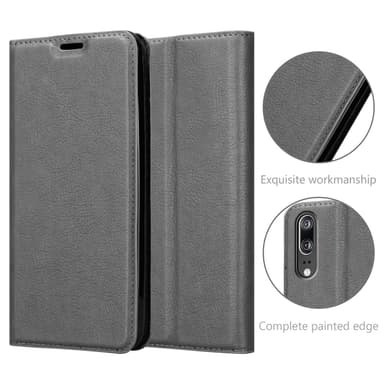 Huawei P20 lommebokdeksel case (grå)