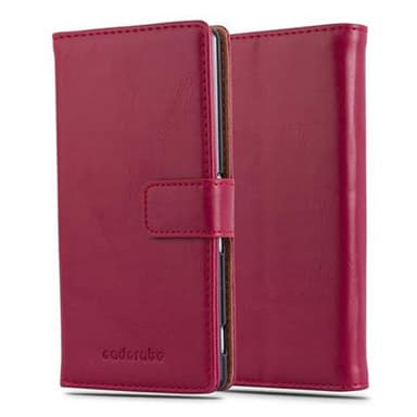 Sony Xperia Z3 PLUS / Z4 lommebokdeksel etui (rød)