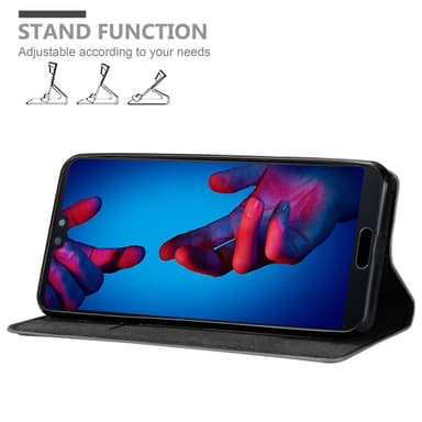 Huawei P20 lommebokdeksel case (grå)