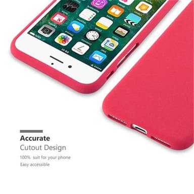 Deksel iPhone 7 / 7S / 8 / SE 2020 case (rød)