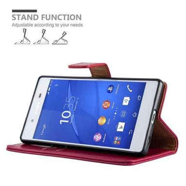 Sony Xperia Z3 PLUS / Z4 lommebokdeksel etui (rød)