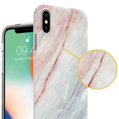 iPhone XS MAX lommebokdeksel etui (rosa)