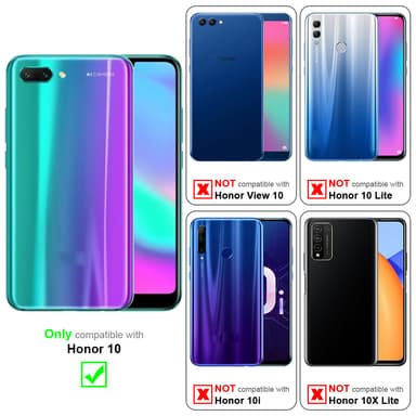 Honor 10 Skjermbeskytter Skärmskydd (svart)