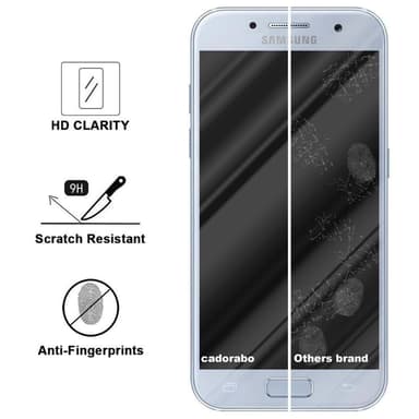 Samsung Galaxy A7 2017 Skjermbeskytter Skärmskydd