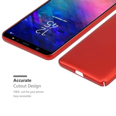 Deksel Samsung Galaxy A6 PLUS 2018 Case Cover (rød)