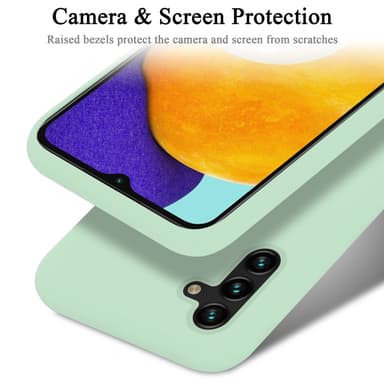 Samsung Galaxy A13 5G silikondeksel case (grønn)