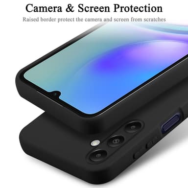 Samsung Galaxy A05s silikondeksel case (svart)