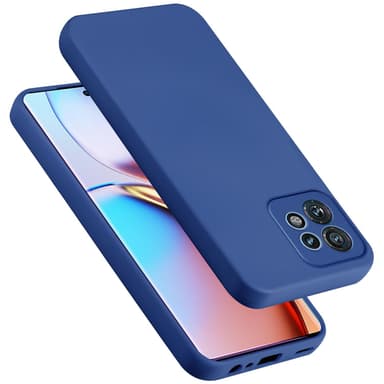 Motorola Edge 40 Pro silikondeksel case (Blå)