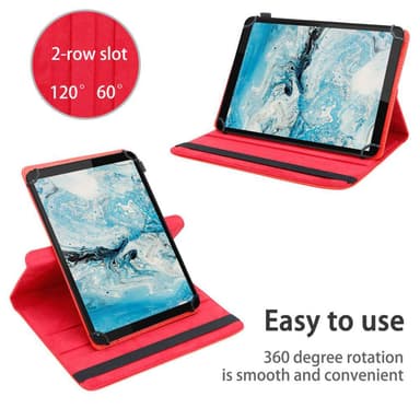 Lenovo Tab M8 (8 tomme) deksel til nettbrett (rød)