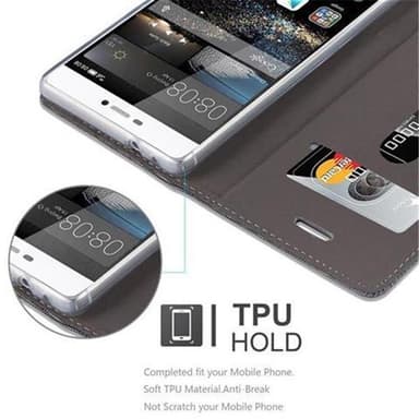 Huawei P8 lommebokdeksel etui (grå)