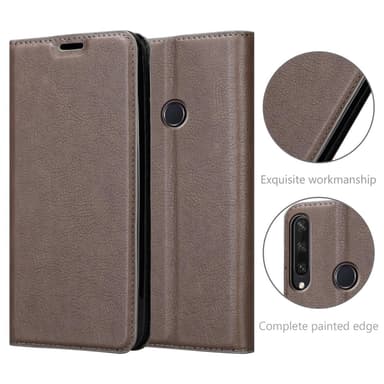 Huawei Y6P lommebokdeksel case (brun)