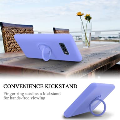 Deksel Samsung Galaxy S10e Ring Case (lilla)