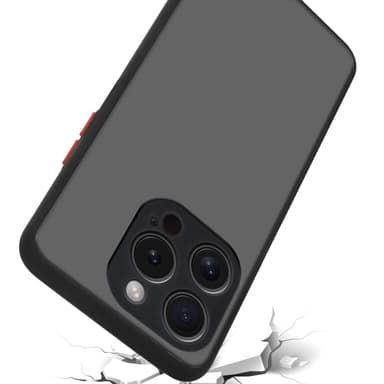 iPhone 15 PRO Deksel Case Cover (Svart)