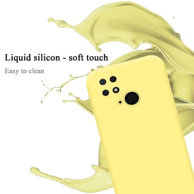 Xiaomi RedMi 10C / POCO C40 silikondeksel case (gul)