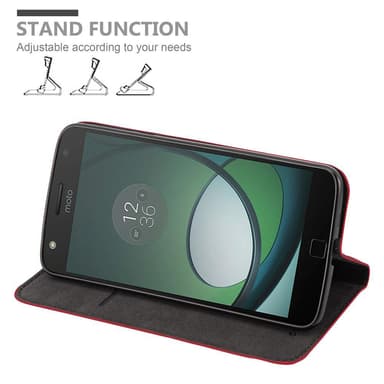 Motorola MOTO Z PLAY lommebokdeksel case (rød)