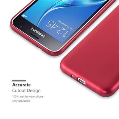 Deksel Samsung Galaxy J1 2016 Case Cover (rød)
