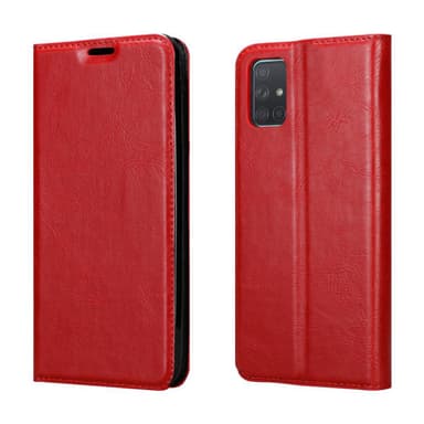Samsung Galaxy A71 5G lommebokdeksel case (rød)