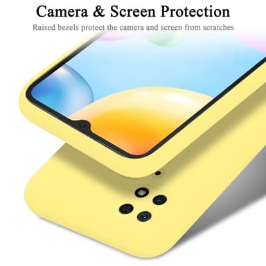 Xiaomi RedMi 10C / POCO C40 silikondeksel case (gul)