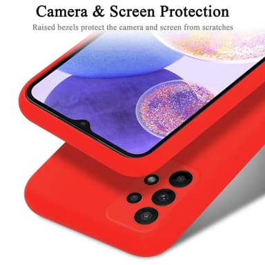 Samsung Galaxy A23 4G silikondeksel case (rød)