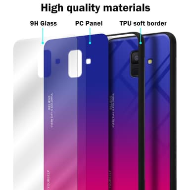 Deksel Samsung Galaxy A6 2018 Case Cover (svart)