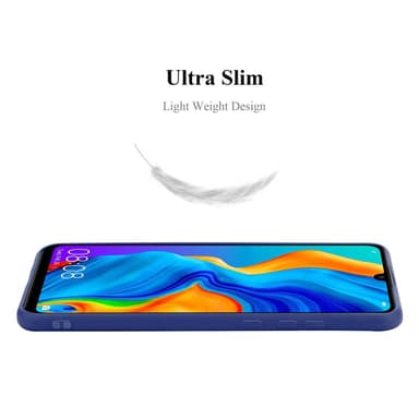 Deksel Huawei P30 LITE Silikon cover (blå)