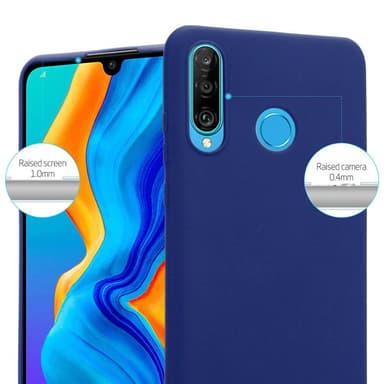 Deksel Huawei P30 LITE Silikon cover (blå)