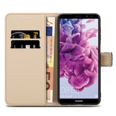 Huawei MATE 10 LITE lommebokdeksel etui (blå)