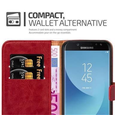 Samsung Galaxy J7 2017 lommebokdeksel etui (rød)