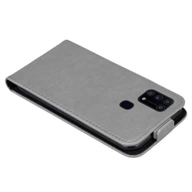 Samsung Galaxy M21 / M30s deksel flip cover (grå)