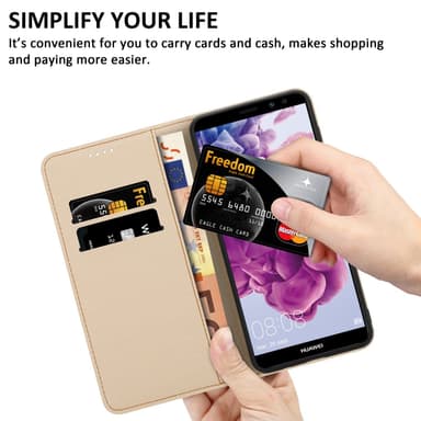Huawei MATE 10 LITE lommebokdeksel etui (blå)