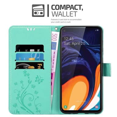 Samsung Galaxy A60 / M40 lommebokdeksel Blomster