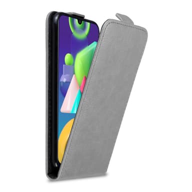 Samsung Galaxy M21 / M30s deksel flip cover (grå)