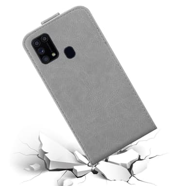 Samsung Galaxy M21 / M30s deksel flip cover (grå)