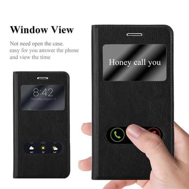 Samsung Galaxy A7 2015 lommebokdeksel cover (svart)
