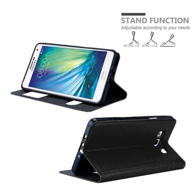 Samsung Galaxy A7 2015 lommebokdeksel cover (svart)