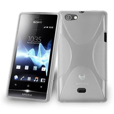 Sony Xperia MIRO Deksel Case Cover (gjennomsiktig)