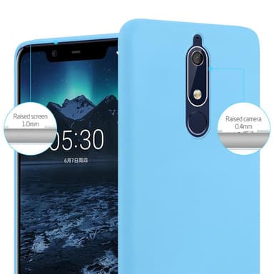 Deksel Nokia 5.1 Silikon cover (blå)