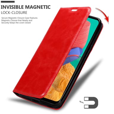 Samsung Galaxy M33 5G lommebokdeksel case (rød)