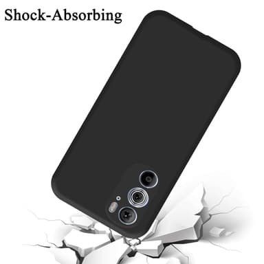 Motorola EDGE+ silikondeksel case (Svart)