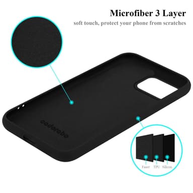 Motorola MOTO G 5G PLUS silikondeksel case (Svart)