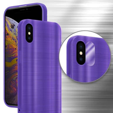 iPhone XS MAX Silikondeksel Beskyttelse (lilla)