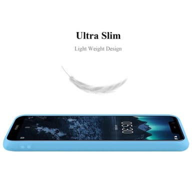 Deksel Nokia 5.1 Silikon cover (blå)