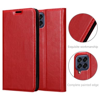 Samsung Galaxy M33 5G lommebokdeksel case (rød)