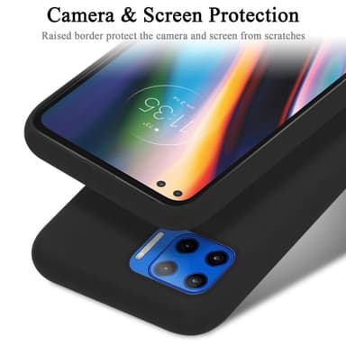 Motorola MOTO G 5G PLUS silikondeksel case (Svart)