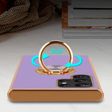 Samsung Galaxy S22 ULTRA silikondeksel case (lilla)