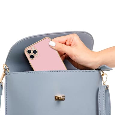 iPhone 11 PRO MAX silikondeksel case (rosa)
