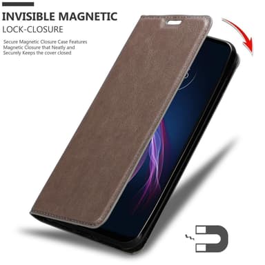 Motorola ONE FUSION+ lommebokdeksel case (brun)