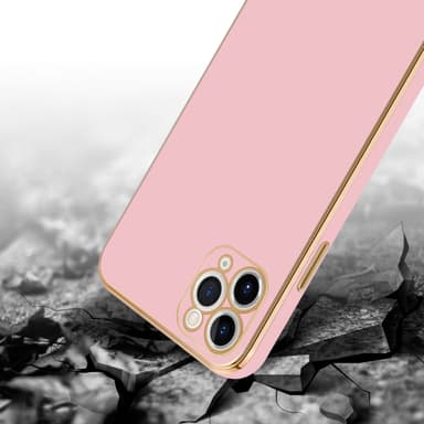 iPhone 11 PRO MAX silikondeksel case (rosa)